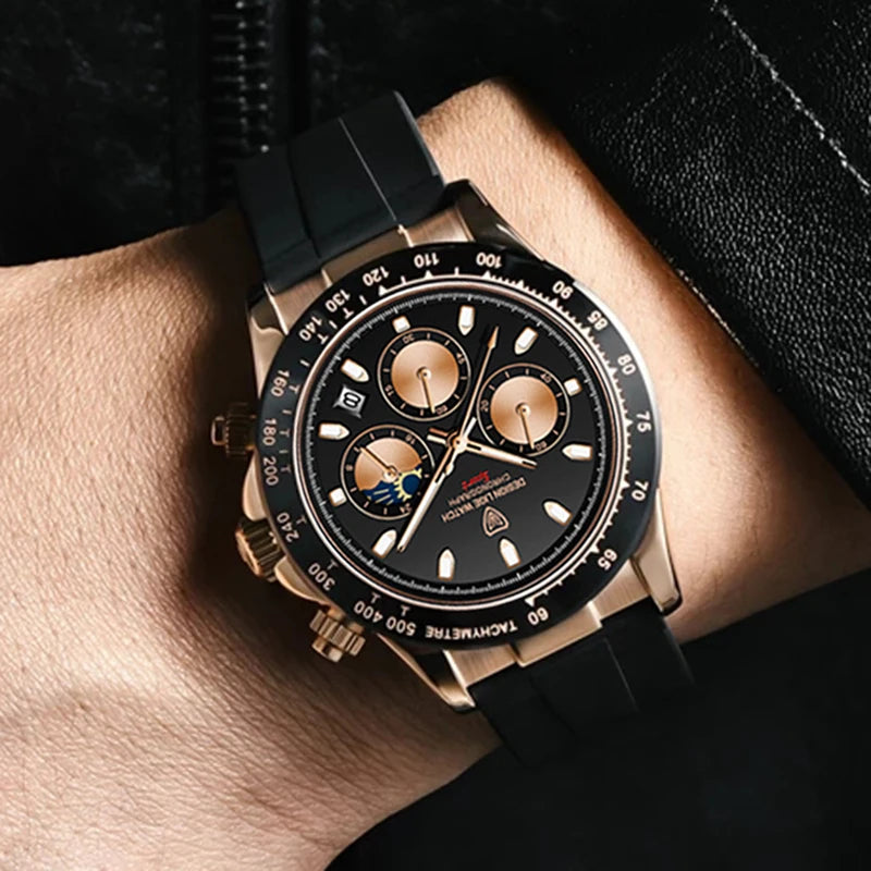 LIGE 2023 Men Watch Top Brand Luxury Waterproof Quartz watches Wrist Watches for Men Date Sports Silicone Clock Male Montre Homm